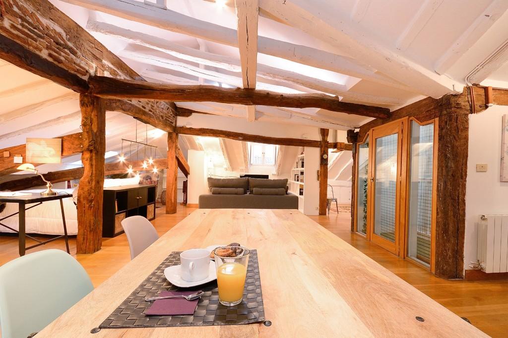 Atico en Bilbao comedor