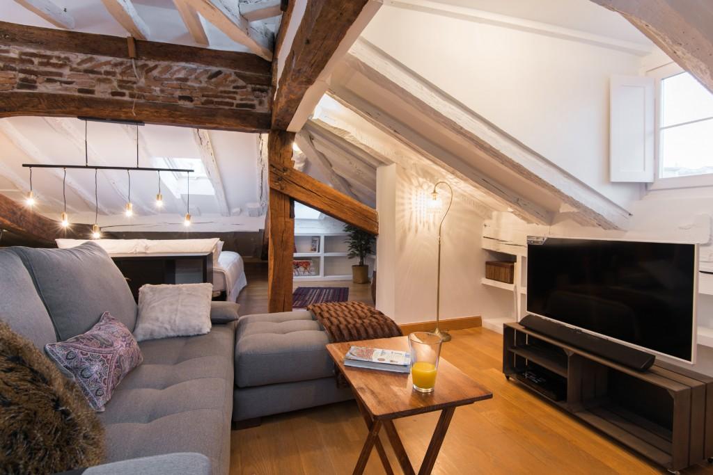 Ático en Bilbao Salón