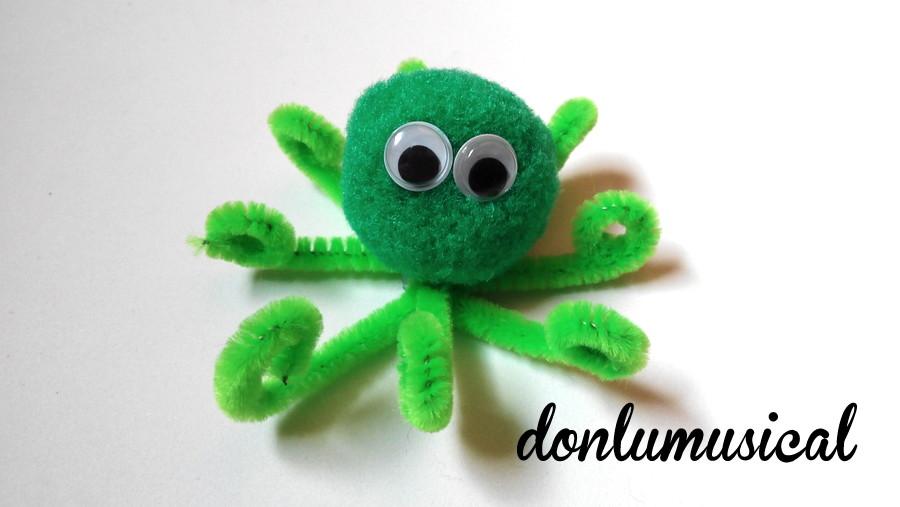 pulpo manualidades donlumusical