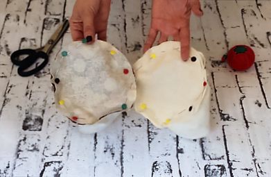 cestas de tela redondas - bases ceta tela