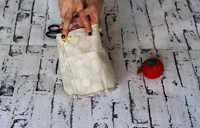 cestas de tela redondas - embolsar cesta tela 4