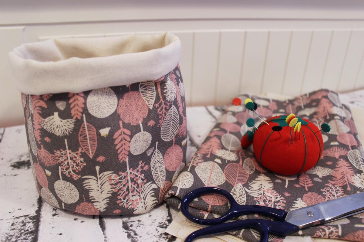 cestas de tela redondas - cesta tela redonda 5