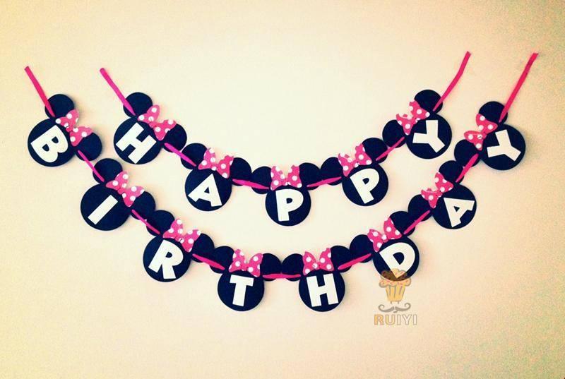 adorno para baby shower de minnie mouse