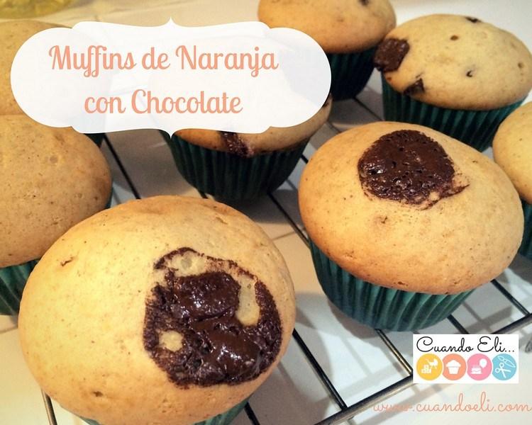 Muffins de Naranja con Chocolate