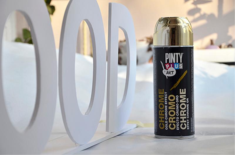 rotulos dorados con pintyplus 3