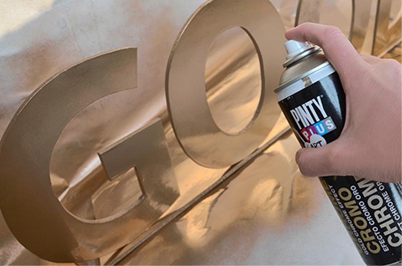 rotulos dorados con pintyplus 4