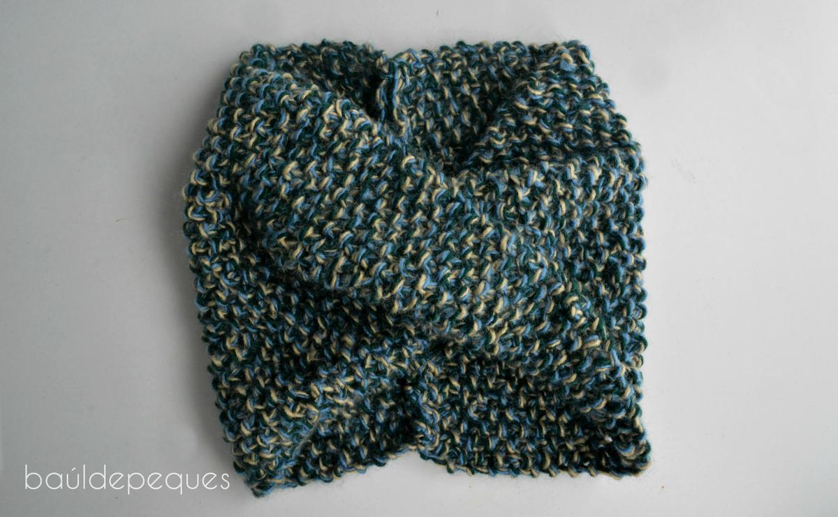 Cuello infinito en punto de arroz