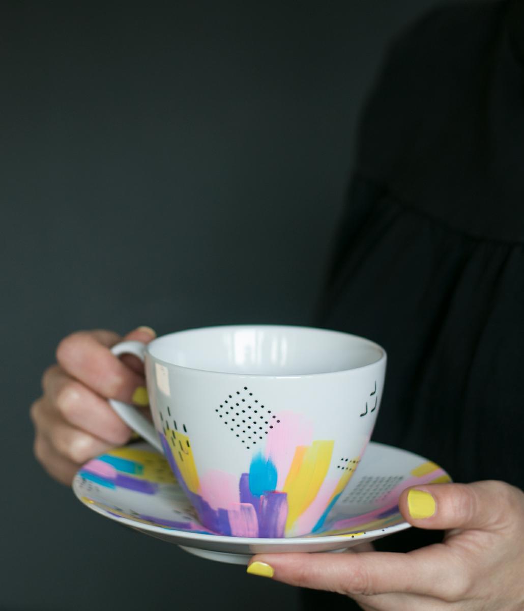 Taza personalizada con colores