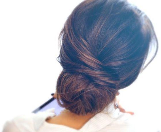 peinado recogido sencillo y elegante para prom