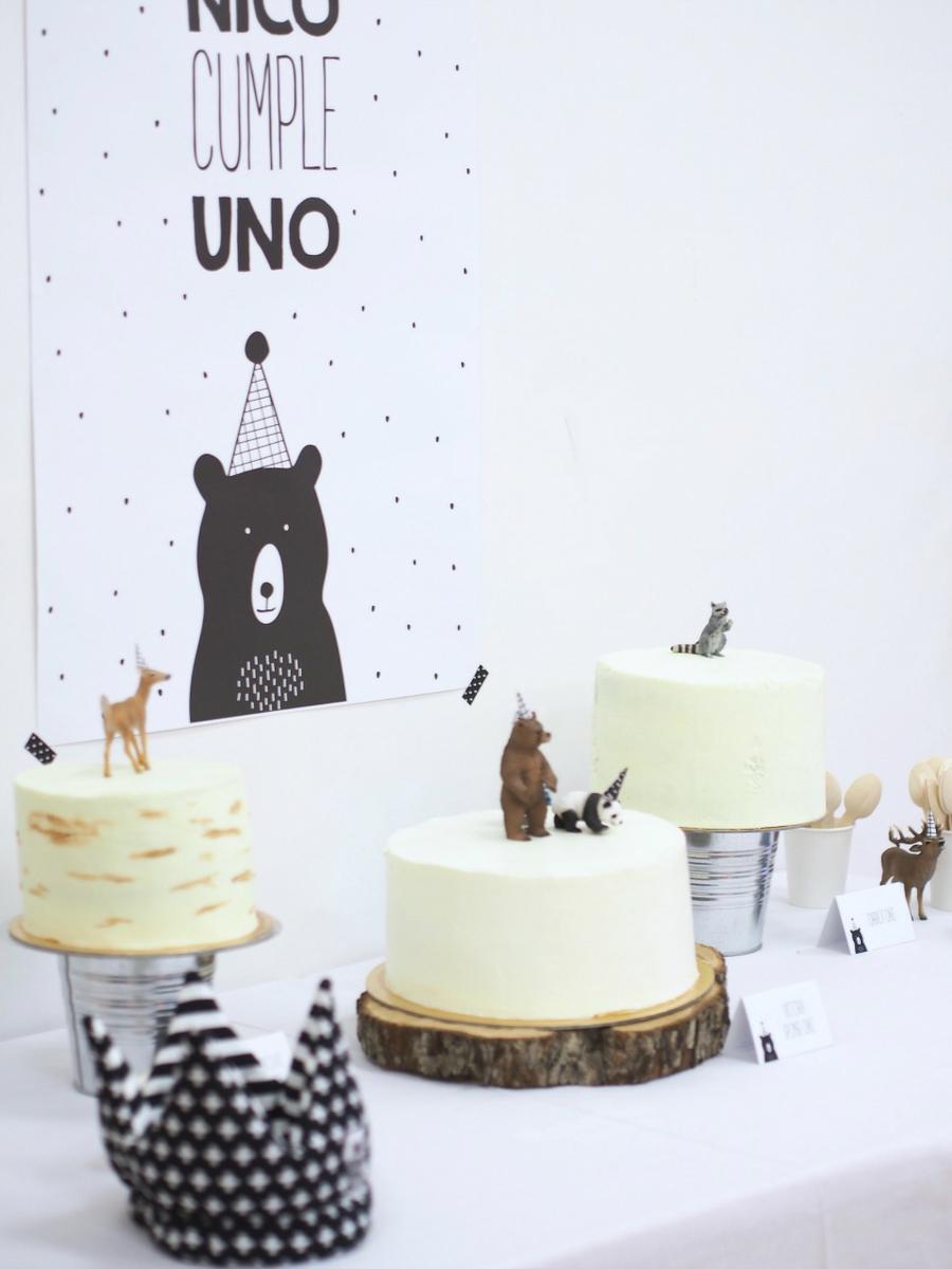 Un cumple infantil con animales del bosque en All Lovely Party