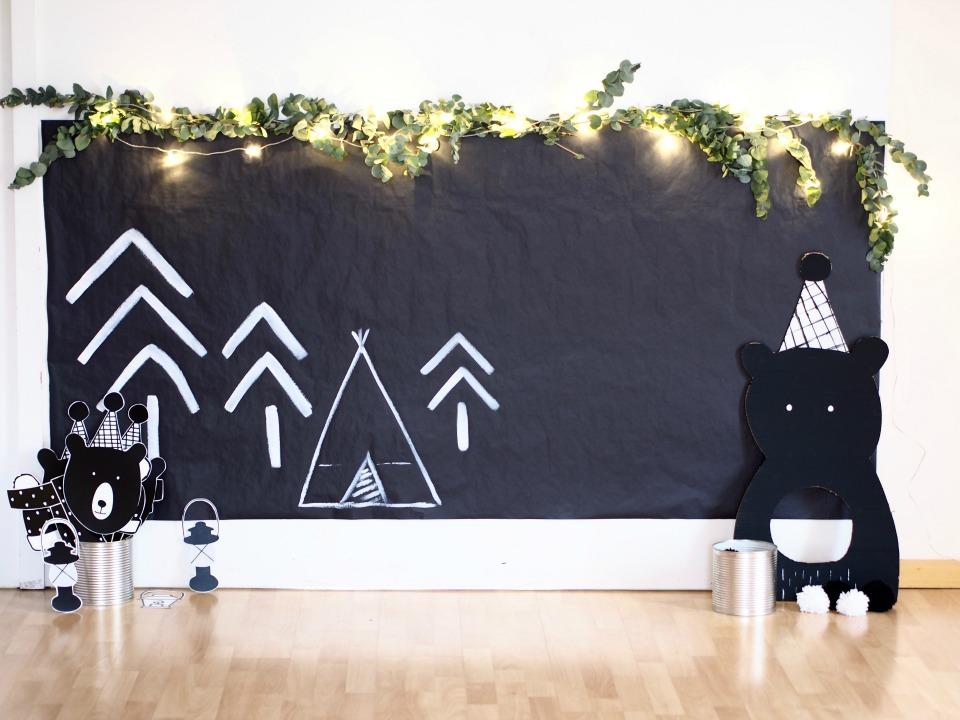 Un cumple infantil con animales del bosque en All Lovely Party