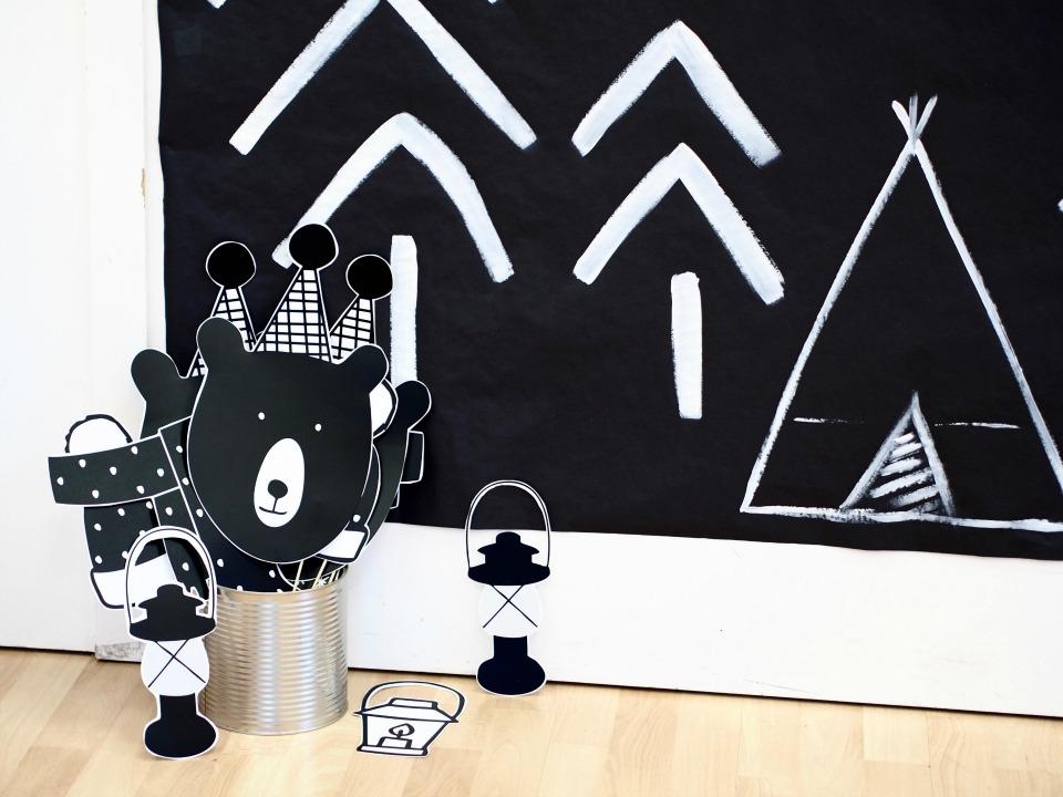 Un cumple infantil con animales del bosque en All Lovely Party