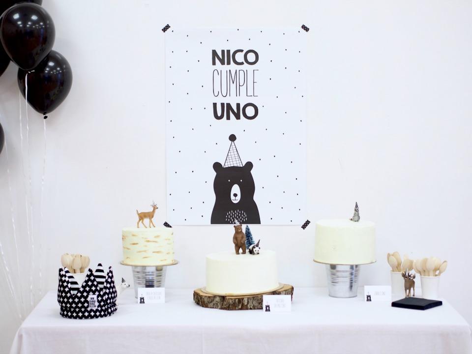 Un cumple infantil con animales del bosque en All Lovely Party