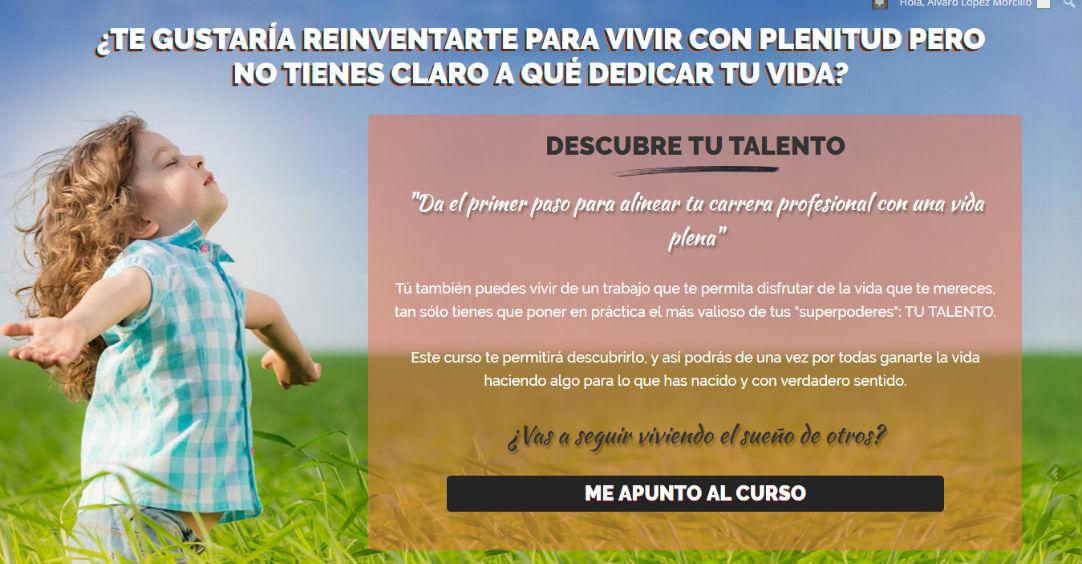 Descubre tu talento page