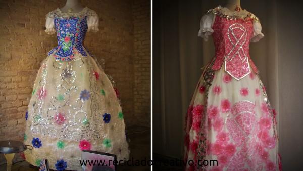 Exposición de vestidos de Reciclado Creativo del 15 al 19 de marzo de 2016