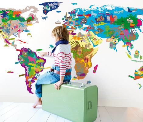 Ideas para paredes de dormitorios infantiles