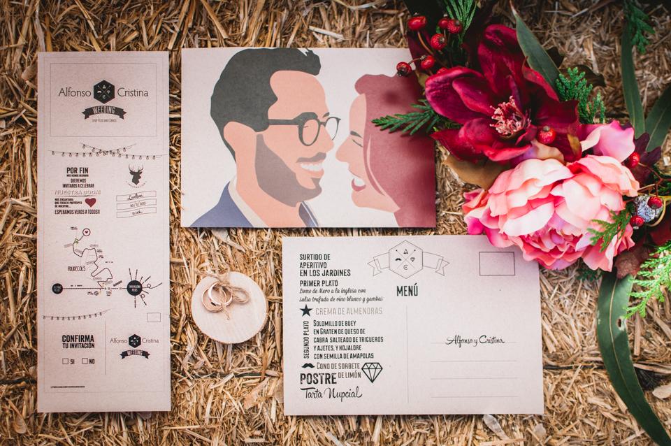Una boda indie hipster en All Lovely Party