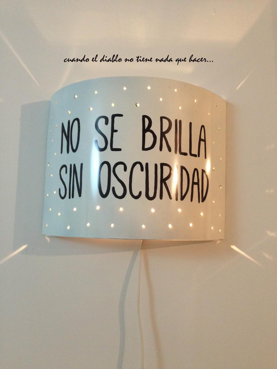 Re-decorando lámpara