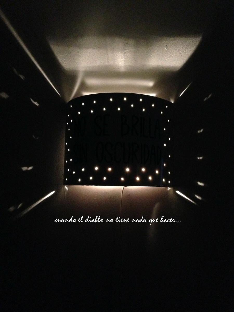 Re-decorando lámpara