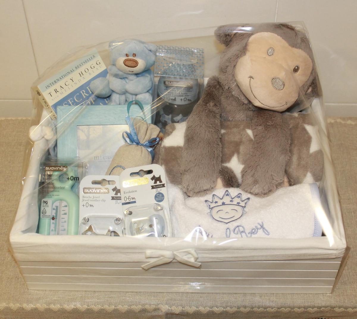 Cesta de bienvenida para recién nacido