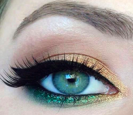 maquillaje ojos verdes