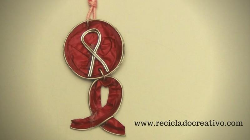 Pendientes, Colgantes y Broches con Lazos solidarios con cápsulas de café Nespresso