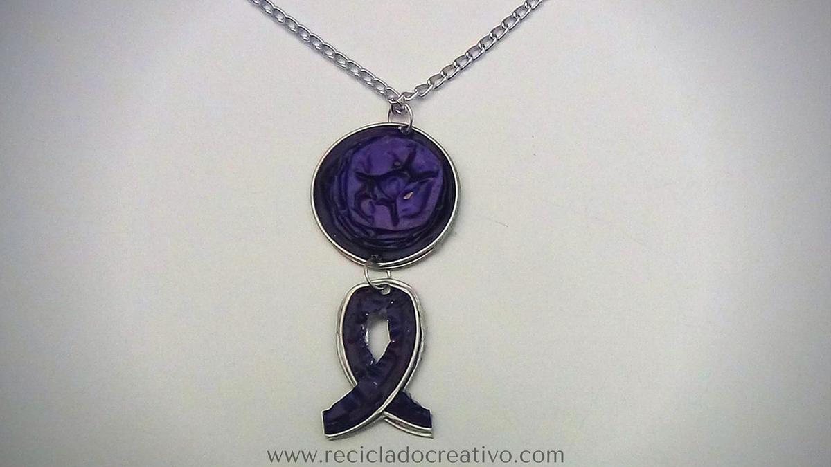 Pendientes, Colgantes y Broches con Lazos solidarios con cápsulas de café Nespresso