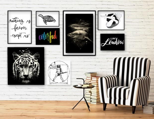 Laminas en blanco y negro