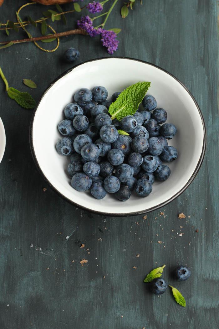 Arándanos frescos del blog Pintando las nubes