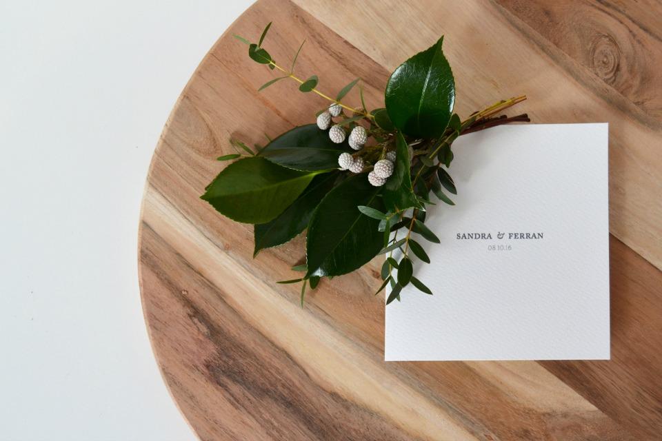 Invitaciones de boda personalizables de Alblanc