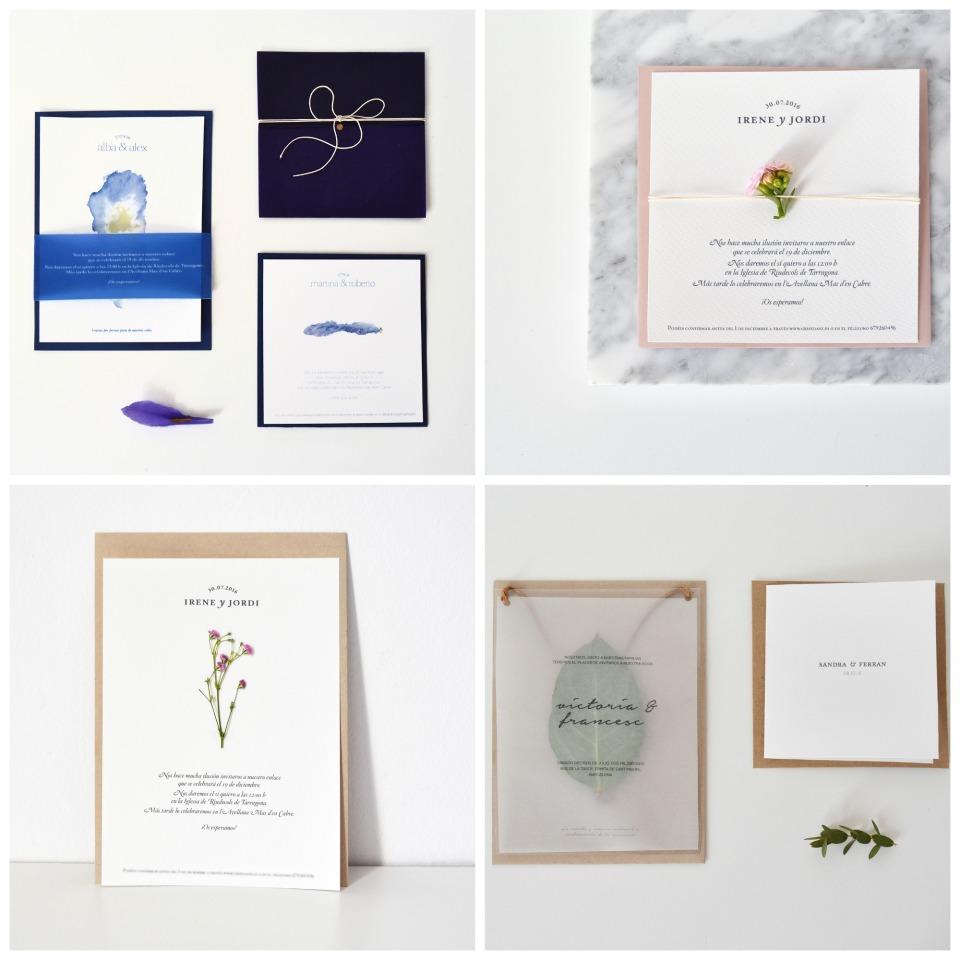 Invitaciones de boda personalizables de Alblanc