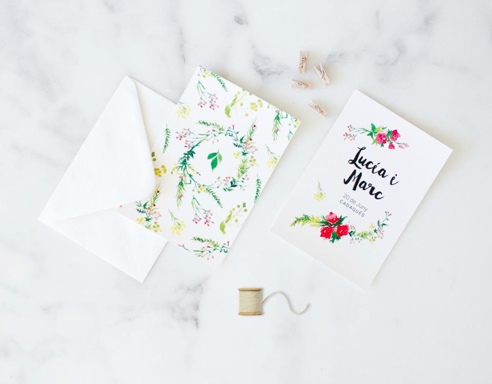 Invitaciones de boda personalizables de Once Upon a Cake