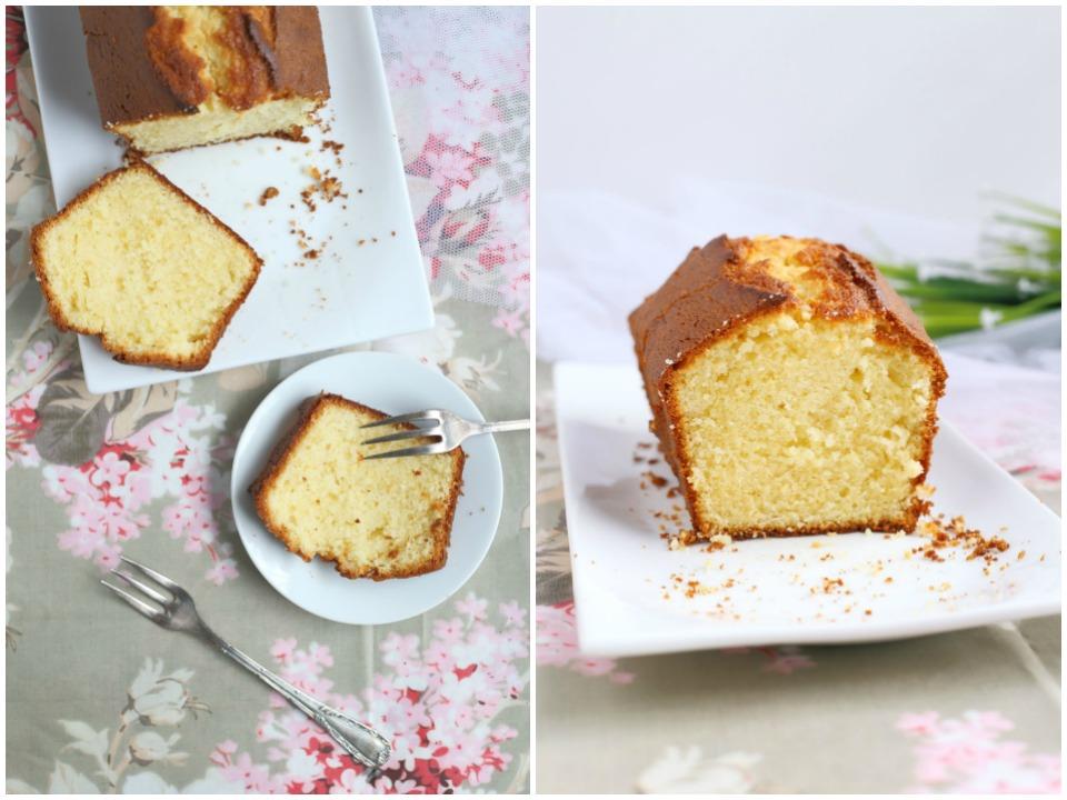 Pound cake de limón y queso crema