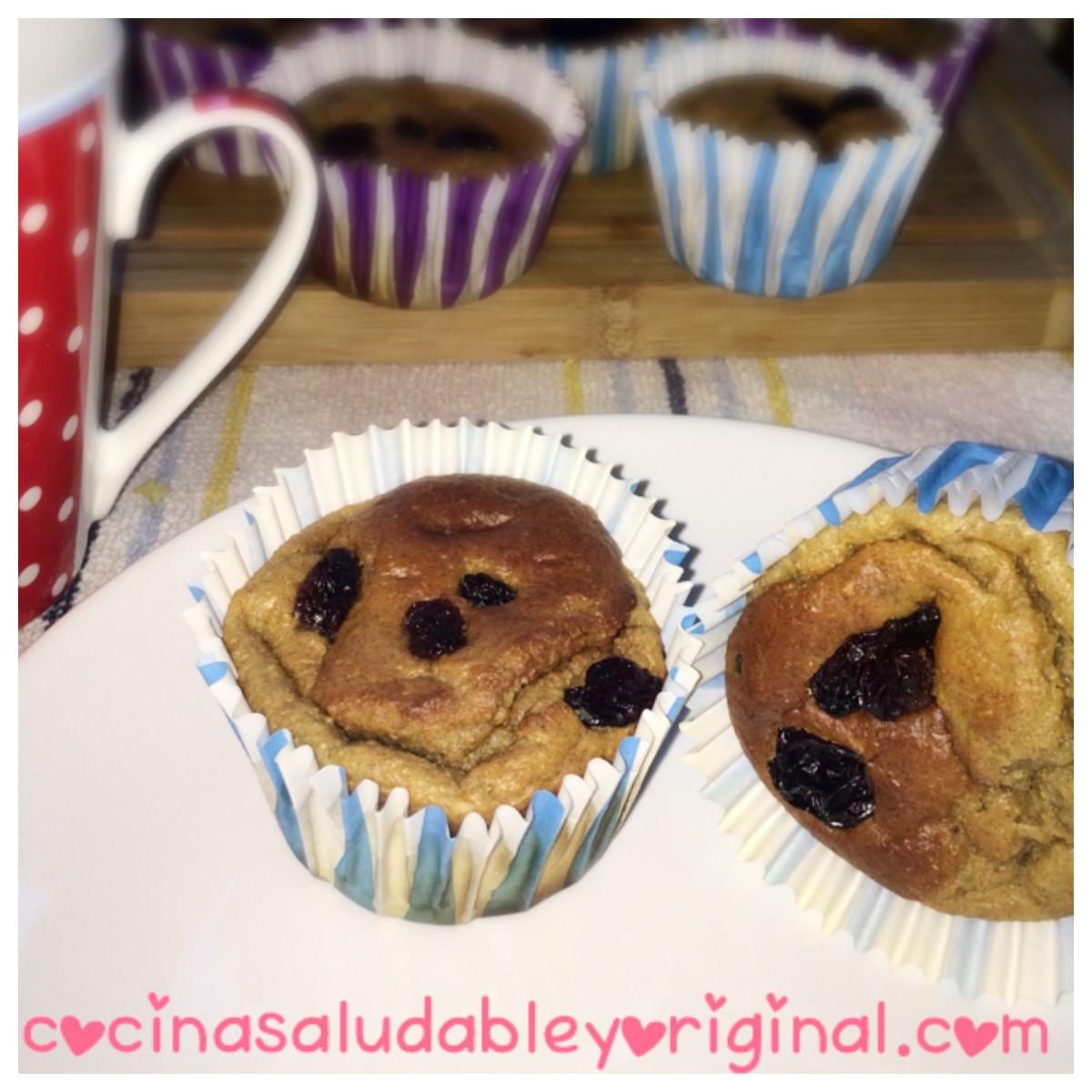 Muffins light sin harina sin aceite