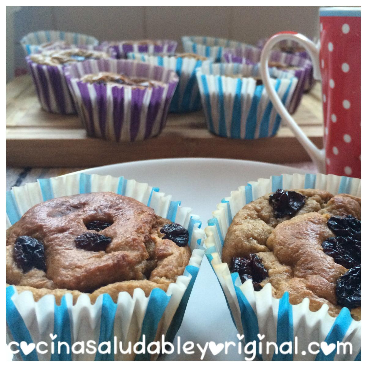 Muffins light sin harina sin aceite