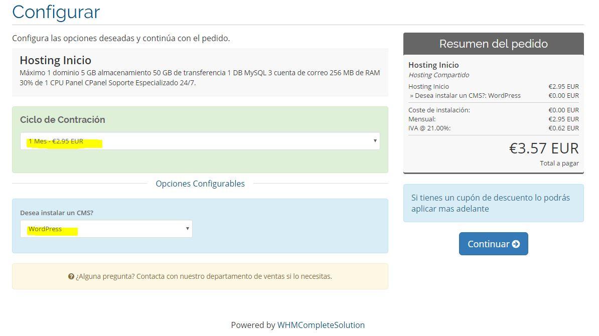 adquirir dominio y alojamiento web