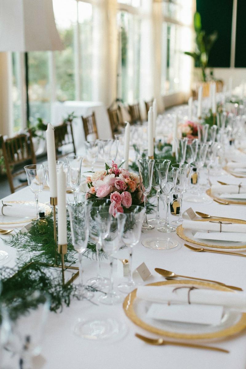 Mesas imperiales para la decoración de bodas