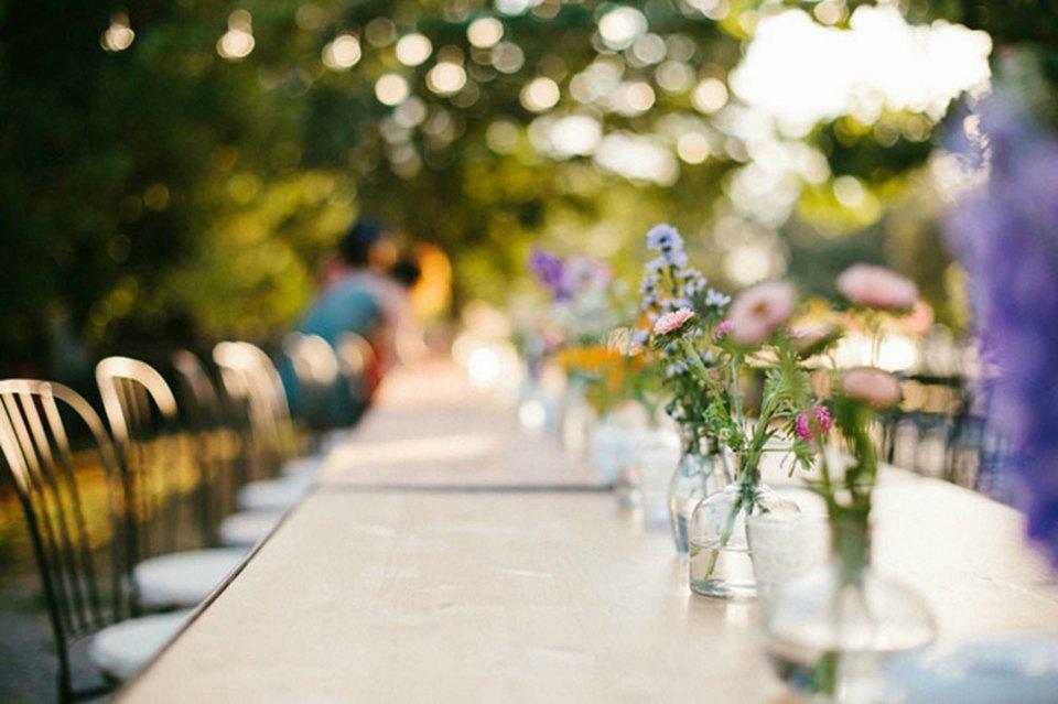 Mesas imperiales para la decoración de bodas