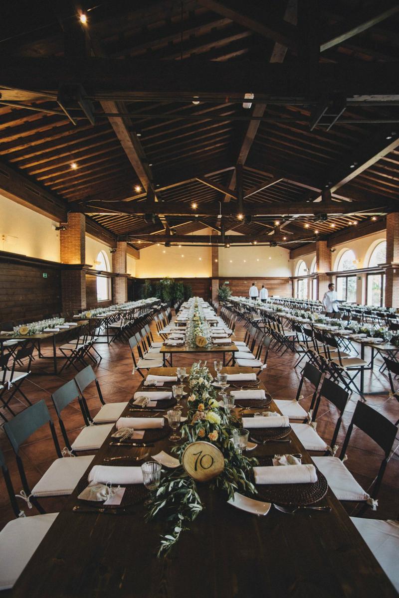 Mesas imperiales para la decoración de bodas