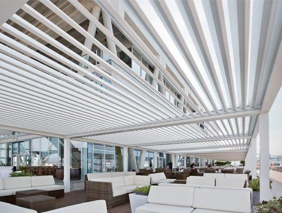 pérgolas bioclimaticas jardín