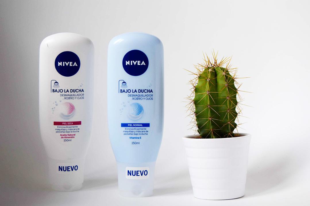 desmaquillador bajo la ducha nivea