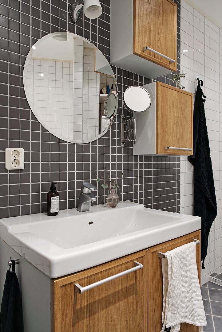 decoracion nordica y etnica - baño