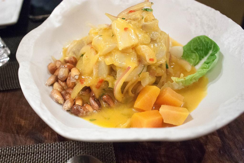Ceviche de aji amarillo Peru Market