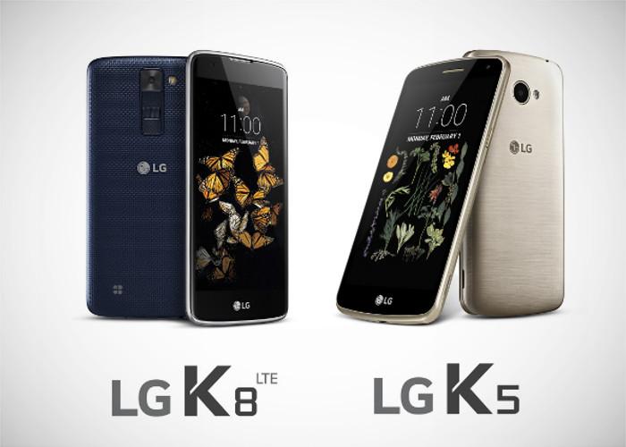 LG K5 Y LG K8