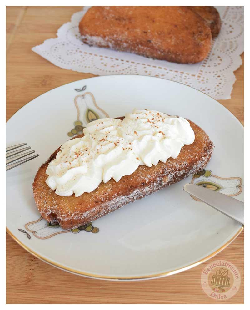 torrija-ron-miel-nata (crema de leche)