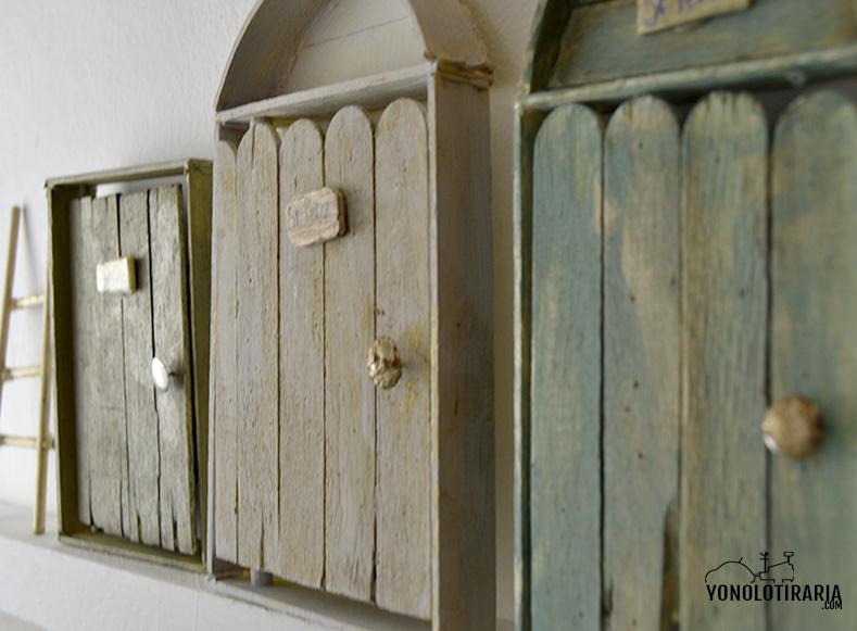Puertas vintage en miniatura 10