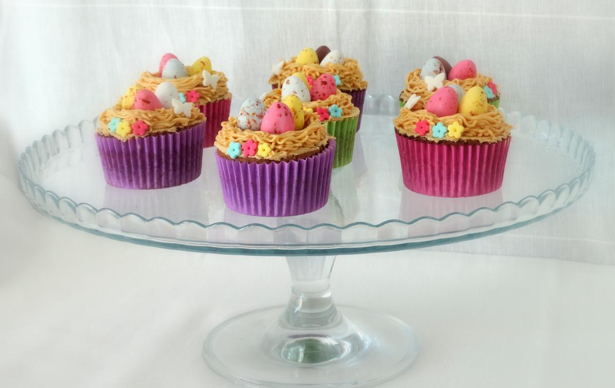 Cupcakes con buttercream de cacahuete