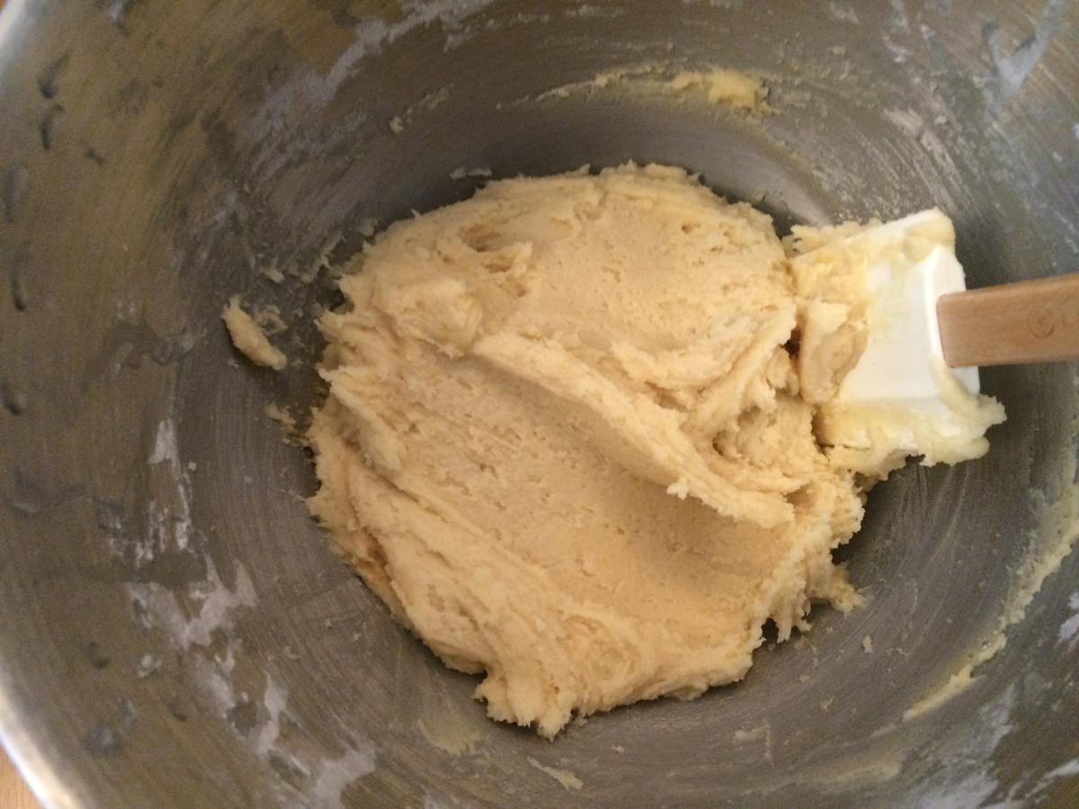 La masa de las galletas lista