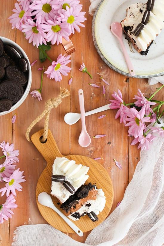 Tarta de oreo y nutella