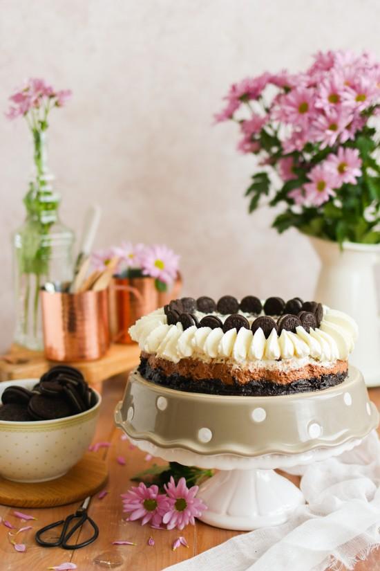 Tarta de oreo y nutella